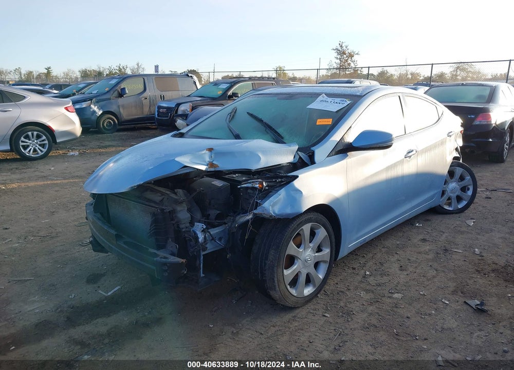 2011 HYUNDAI ELANTRA LIMITED (ULSAN PLANT) VIN: KMHDH4AE3BU130213