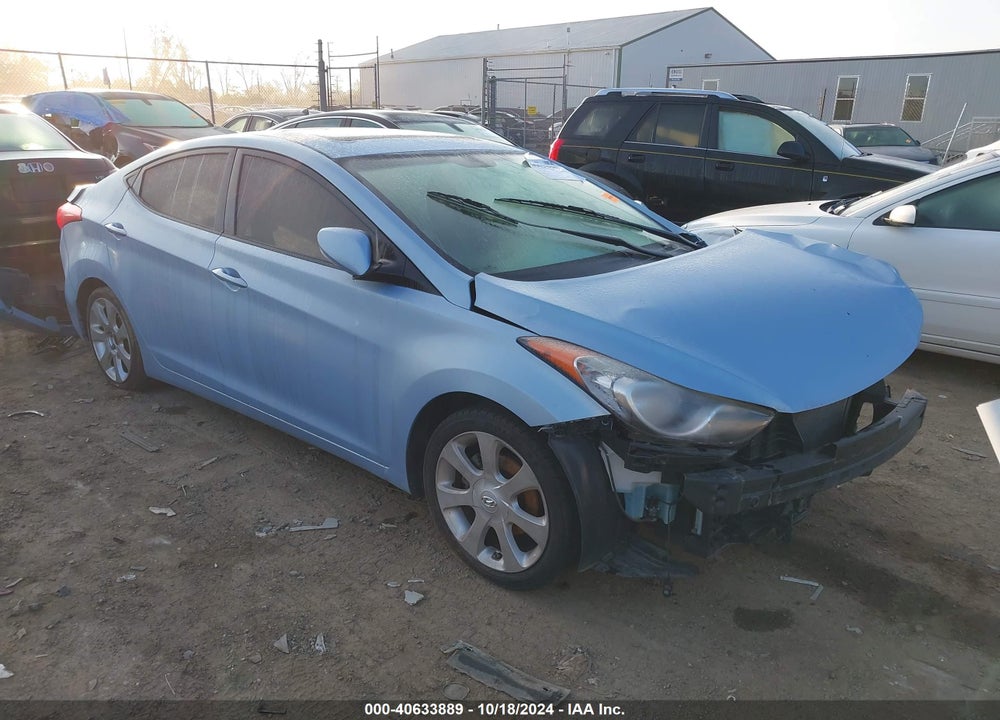 2011 HYUNDAI ELANTRA LIMITED (ULSAN PLANT) VIN: KMHDH4AE3BU130213