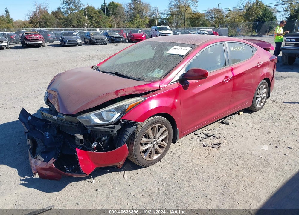 2016 HYUNDAI ELANTRA SE VIN: 5NPDH4AE1GH728578