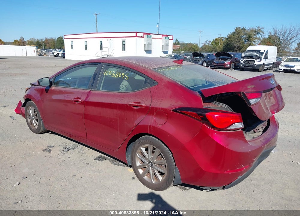 2016 HYUNDAI ELANTRA SE VIN: 5NPDH4AE1GH728578