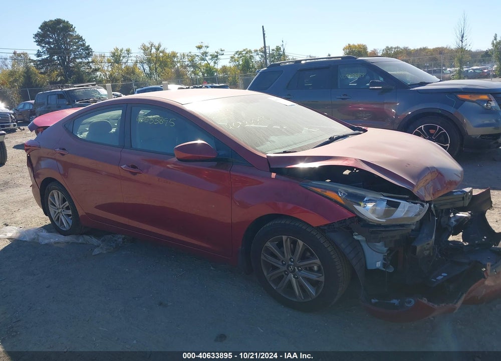 2016 HYUNDAI ELANTRA SE VIN: 5NPDH4AE1GH728578
