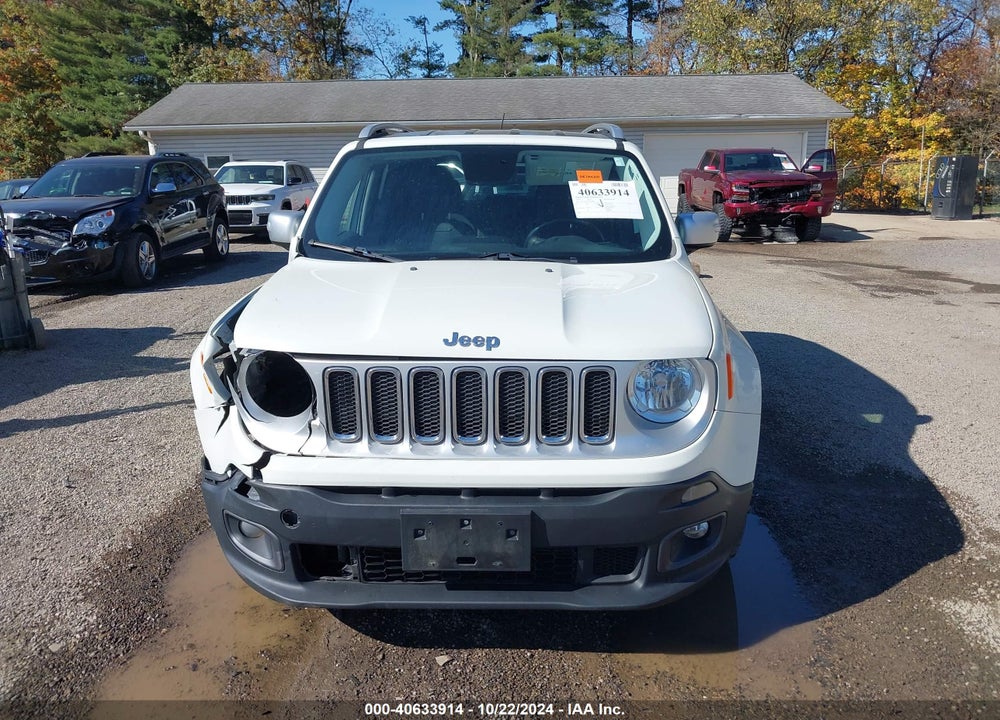 2016 JEEP RENEGADE LIMITED VIN: ZACCJADT5GPC86601