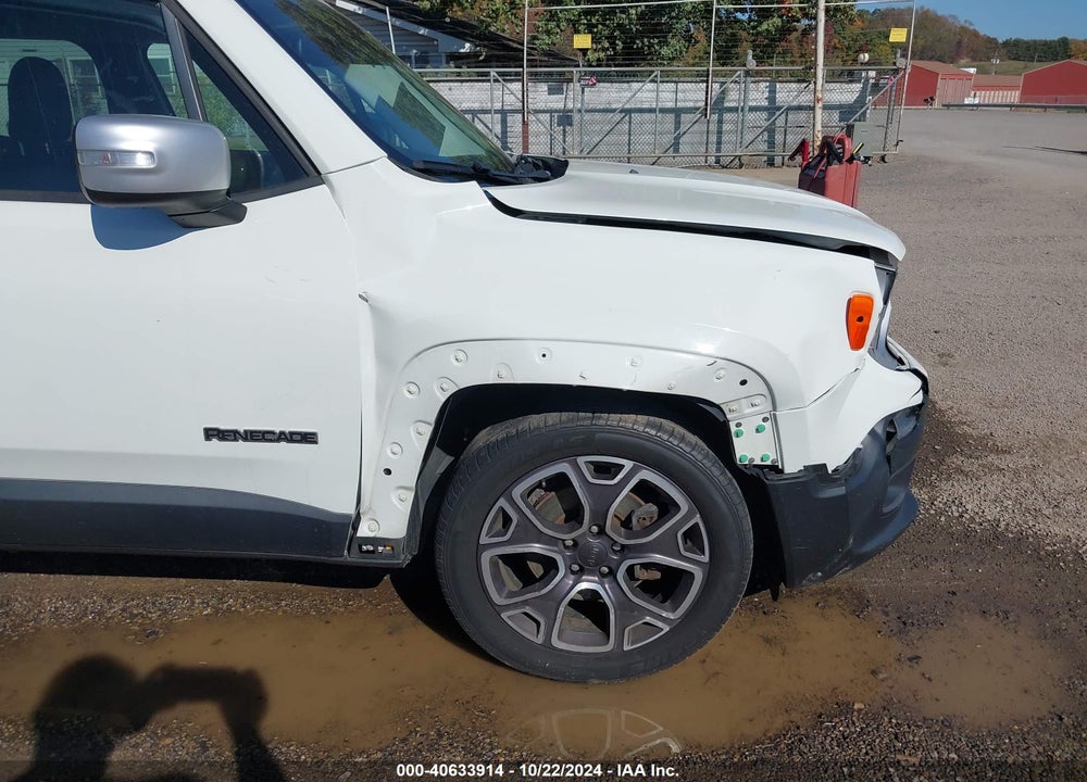 2016 JEEP RENEGADE LIMITED VIN: ZACCJADT5GPC86601