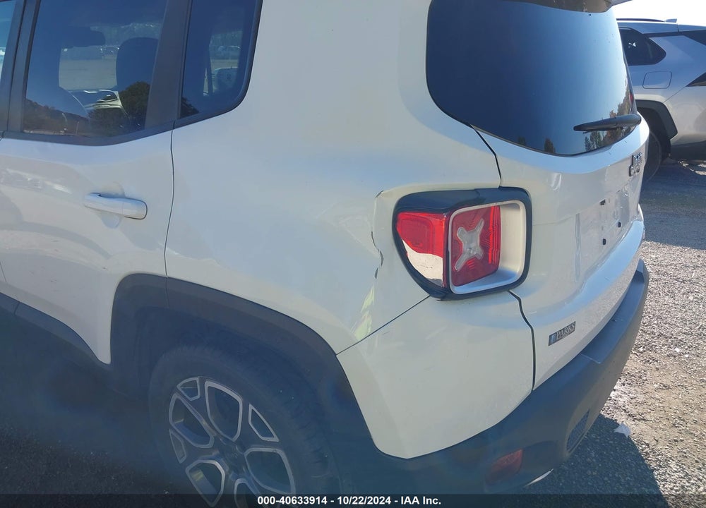 2016 JEEP RENEGADE LIMITED VIN: ZACCJADT5GPC86601