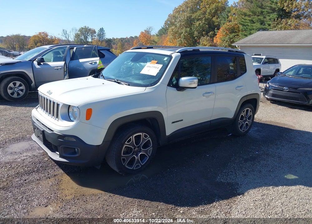 2016 JEEP RENEGADE LIMITED VIN: ZACCJADT5GPC86601