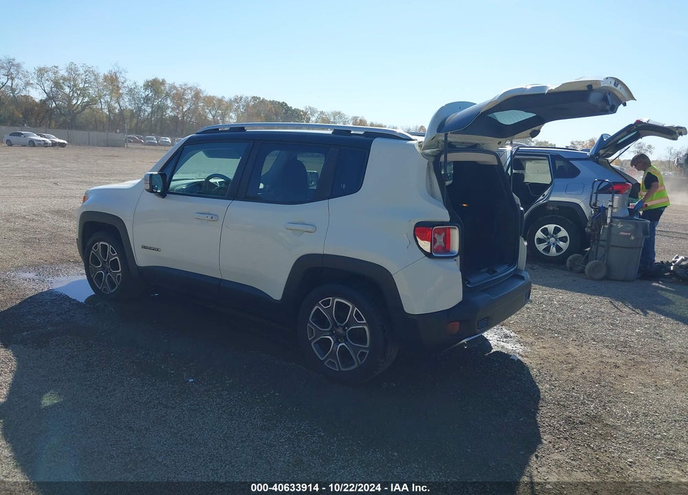 2016 JEEP RENEGADE LIMITED VIN: ZACCJADT5GPC86601