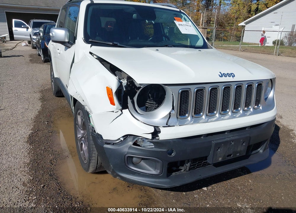 2016 JEEP RENEGADE LIMITED VIN: ZACCJADT5GPC86601