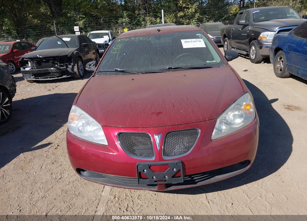 2008 PONTIAC G6 GT VIN: 1G2ZH57N984126056