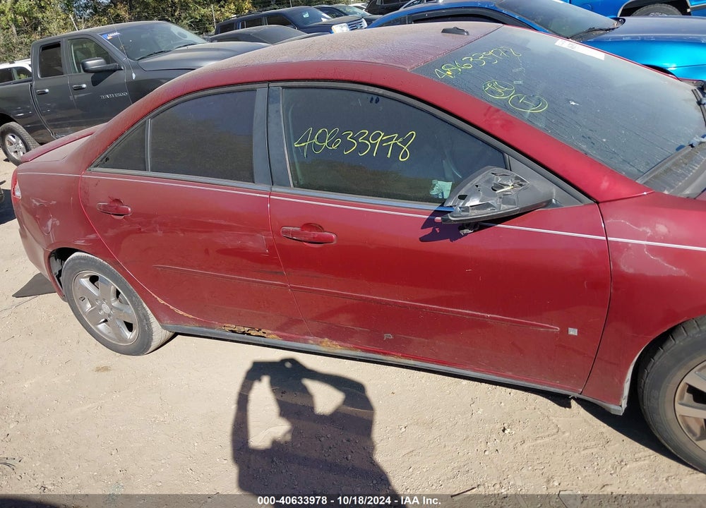 2008 PONTIAC G6 GT VIN: 1G2ZH57N984126056