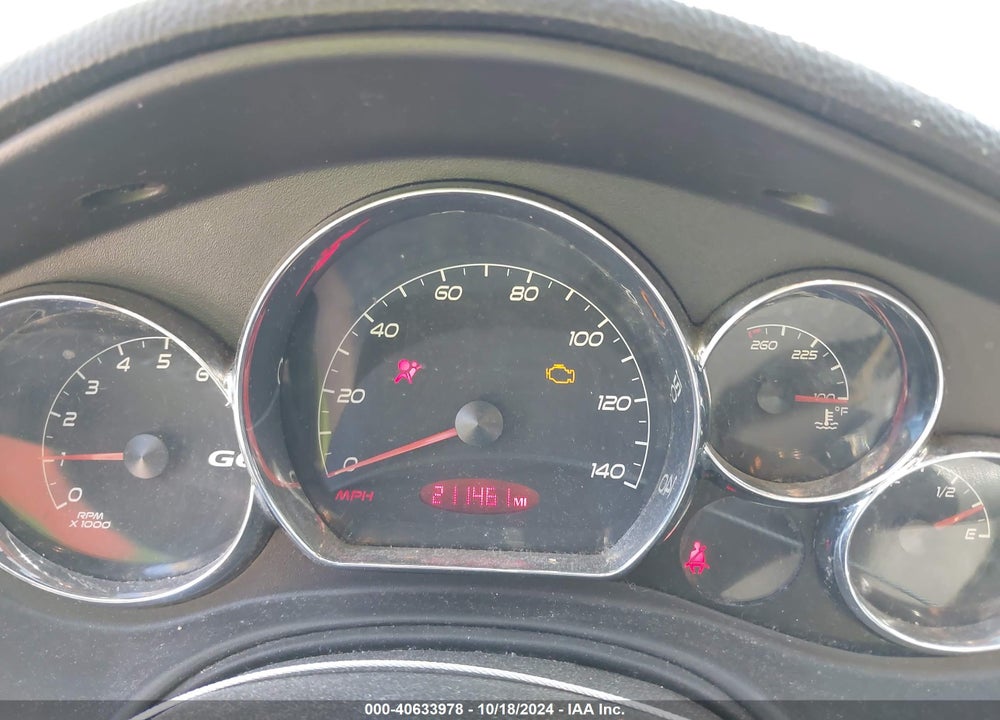 2008 PONTIAC G6 GT VIN: 1G2ZH57N984126056
