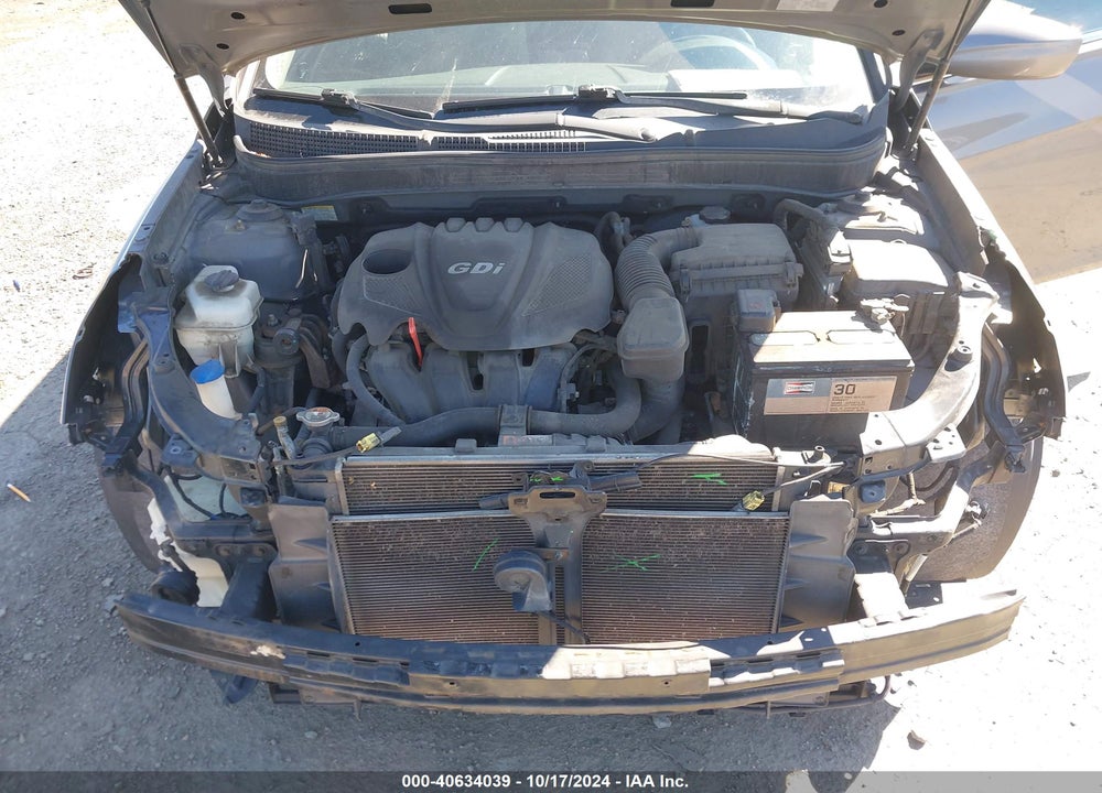 2013 HYUNDAI SONATA GLS VIN: 5NPEB4AC4DH643492