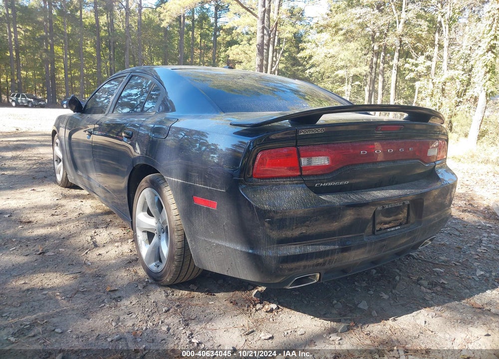 2012 DODGE CHARGER SXT VIN: 2C3CDXHG3CH164634