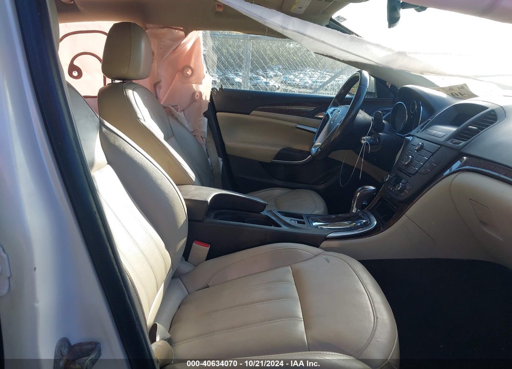 2012 BUICK REGAL VIN: 2G4GR5EK9C9157172