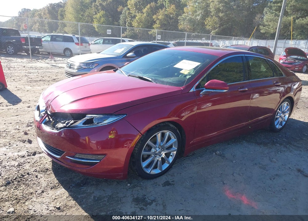 2014 LINCOLN MKZ VIN: 3LN6L2GK3ER832262