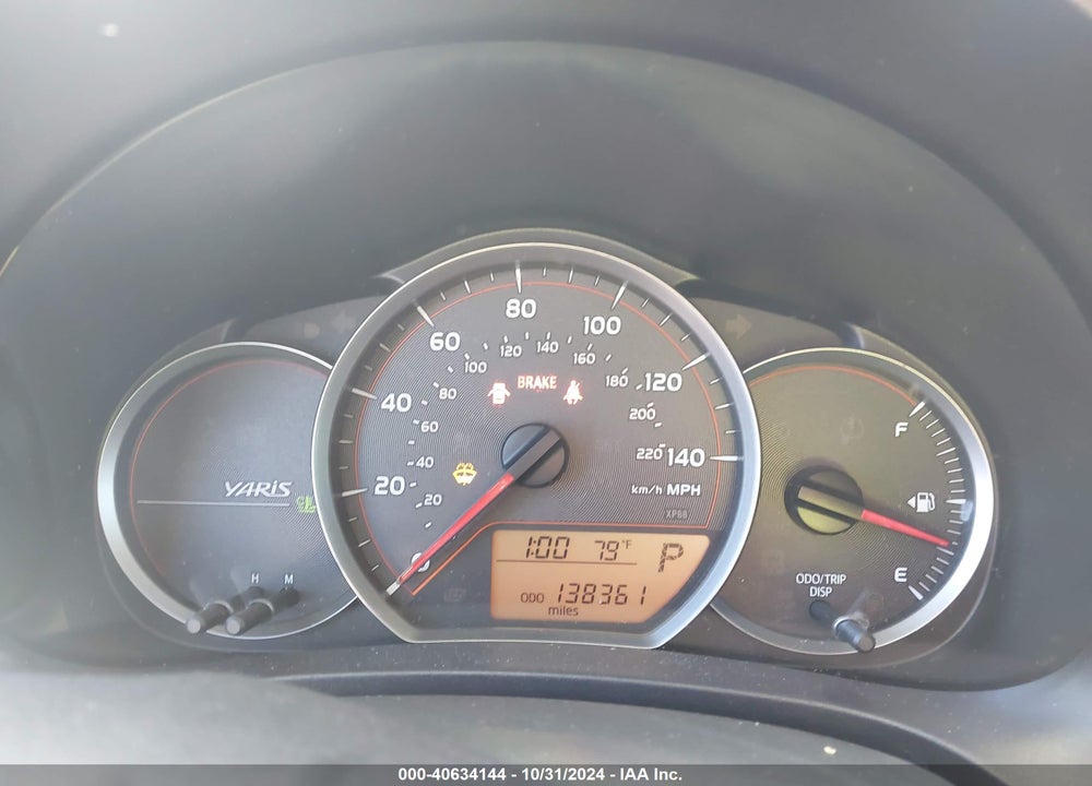 2013 TOYOTA YARIS LE VIN: JTDKTUD31DD561348