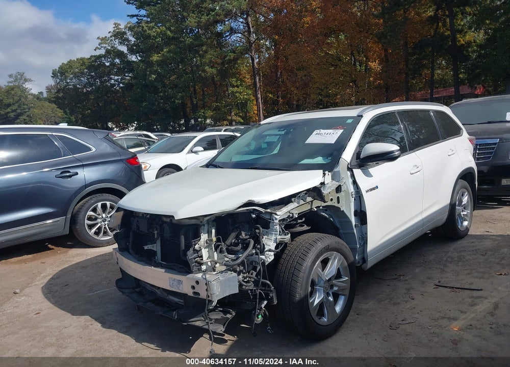 2015 TOYOTA HIGHLANDER HYBRID LIMITED PLATINUM V6 VIN: 5TDDCRFH6FS010578