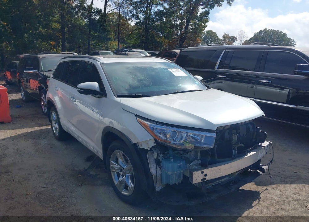 2015 TOYOTA HIGHLANDER HYBRID LIMITED PLATINUM V6 VIN: 5TDDCRFH6FS010578