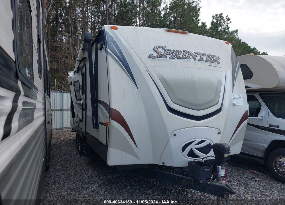 2014 KEYSTONE SPRINTER TRAVEL TRAILER VIN: 4YDT26627E1532895