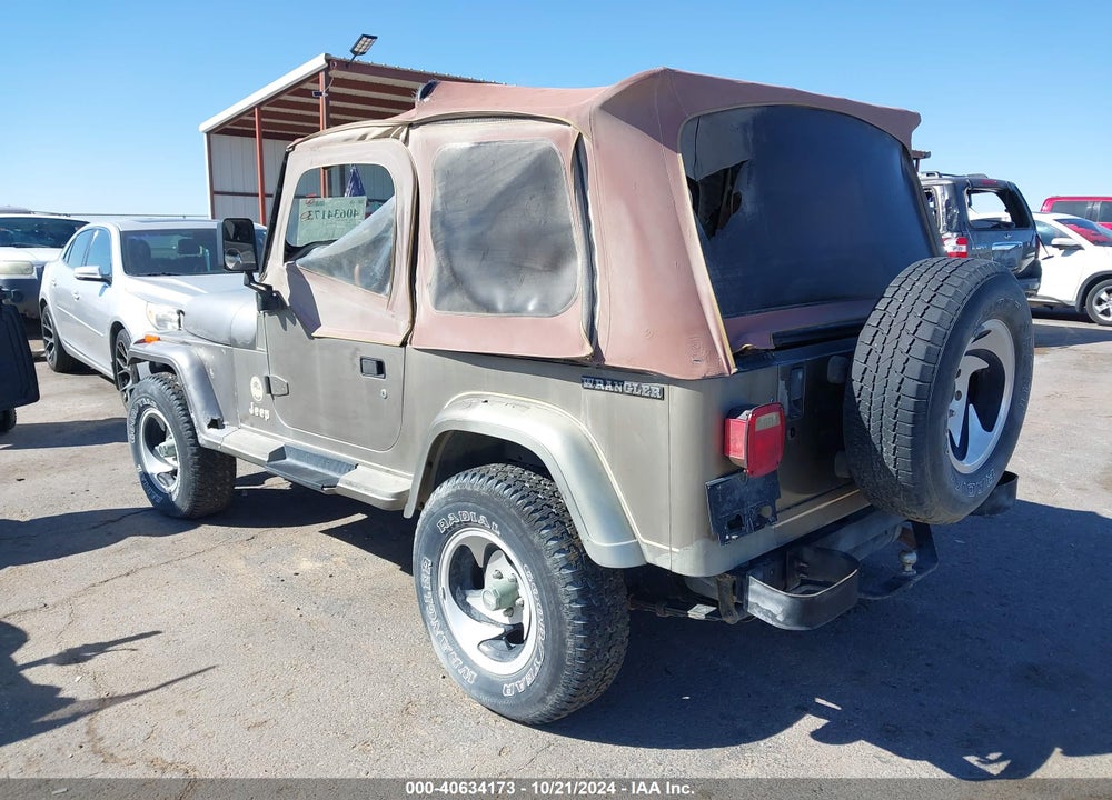1990 JEEP WRANGLER / YJ SAHARA VIN: 2J4FY49T5LJ529468