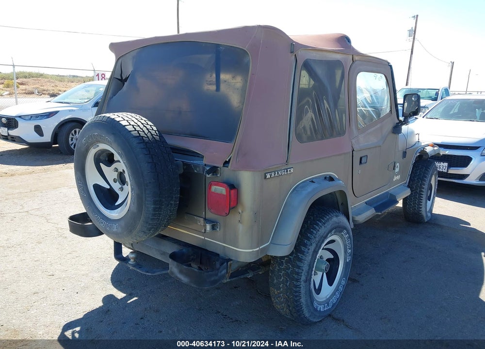 1990 JEEP WRANGLER / YJ SAHARA VIN: 2J4FY49T5LJ529468