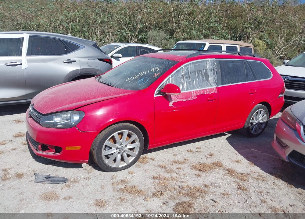2013 VOLKSWAGEN JETTA SPORTWAGEN 2.0L TDI VIN: 3VWML7AJ1DM653414