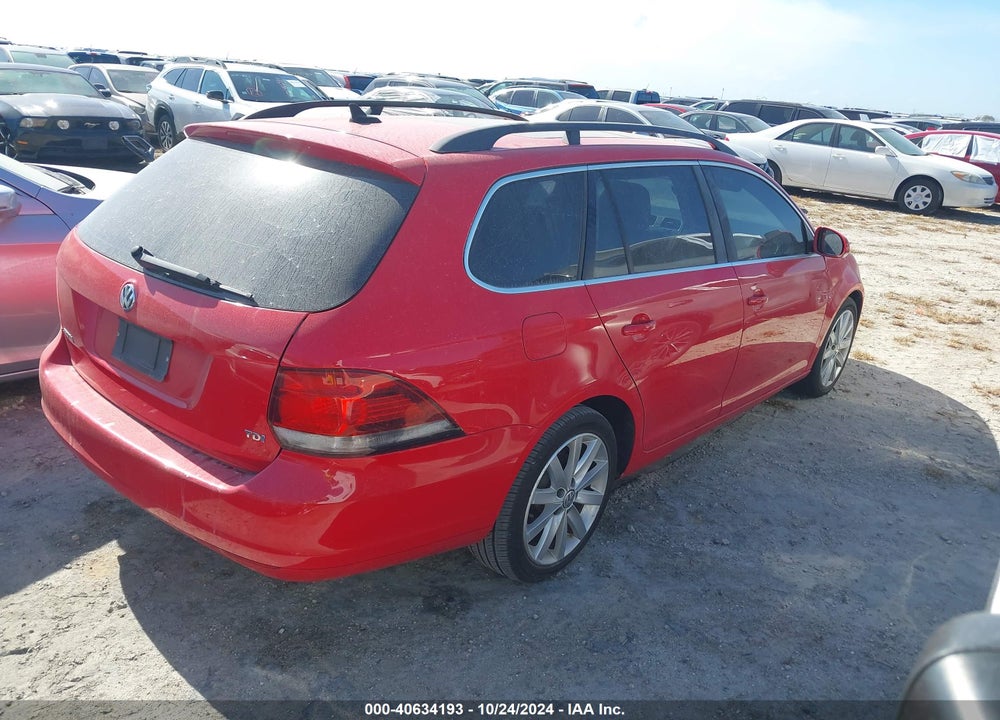 2013 VOLKSWAGEN JETTA SPORTWAGEN 2.0L TDI VIN: 3VWML7AJ1DM653414