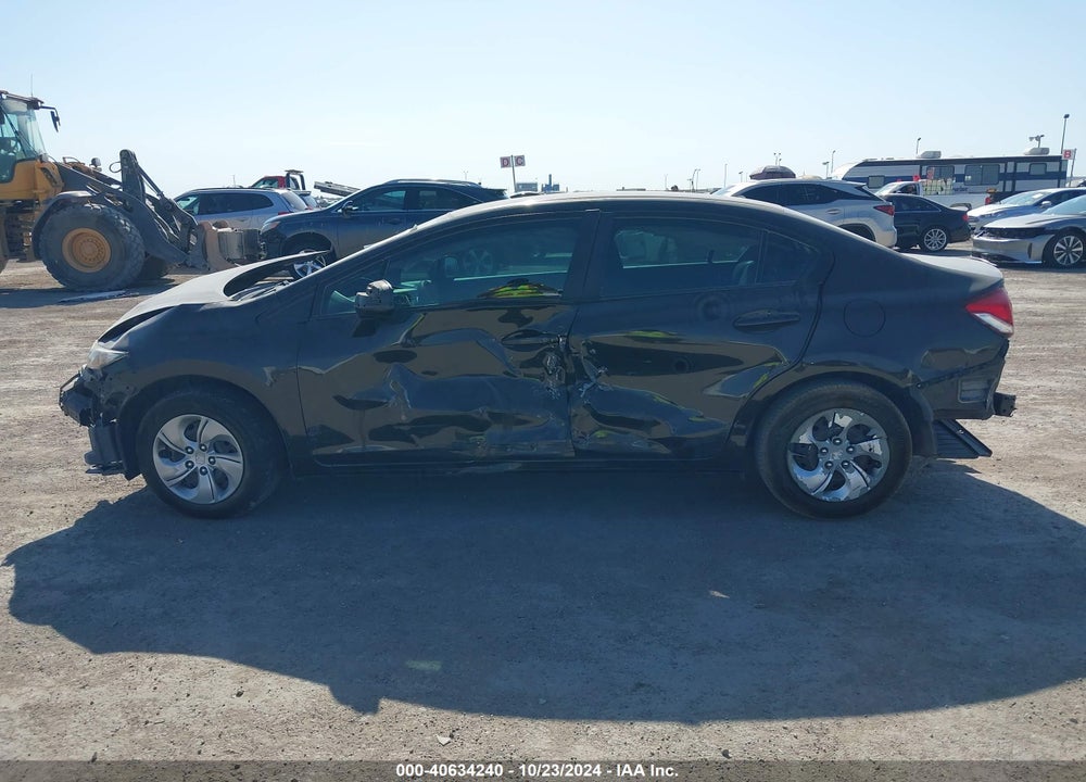 2013 HONDA CIVIC LX VIN: 2HGFB2F58DH587537