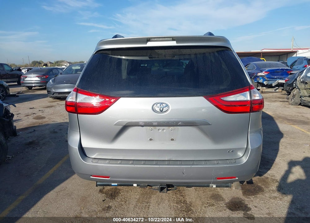 2015 TOYOTA SIENNA LE 8 PASSENGER VIN: 5TDKK3DC8FS537049