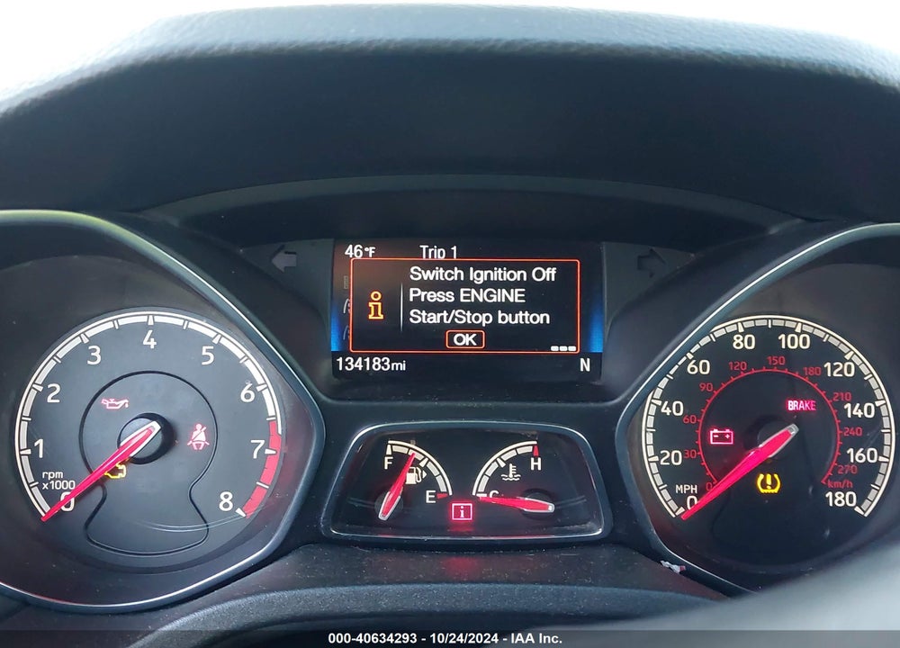 2017 FORD FOCUS ST VIN: 1FADP3L96HL305883