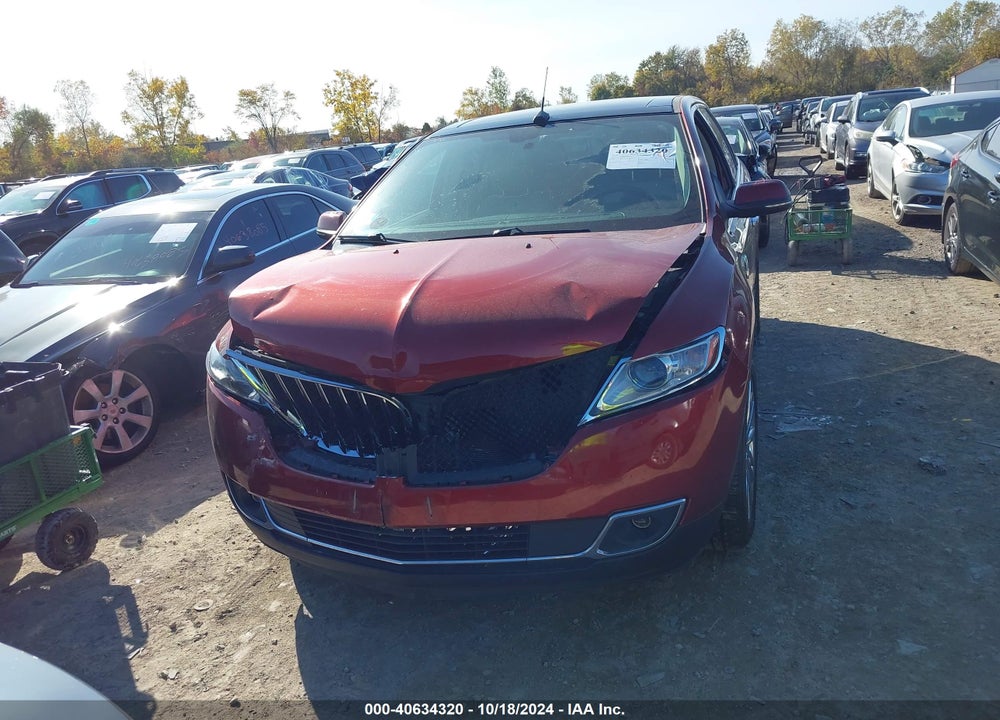 2014 LINCOLN MKX VIN: 2LMDJ6JKXEBL02967