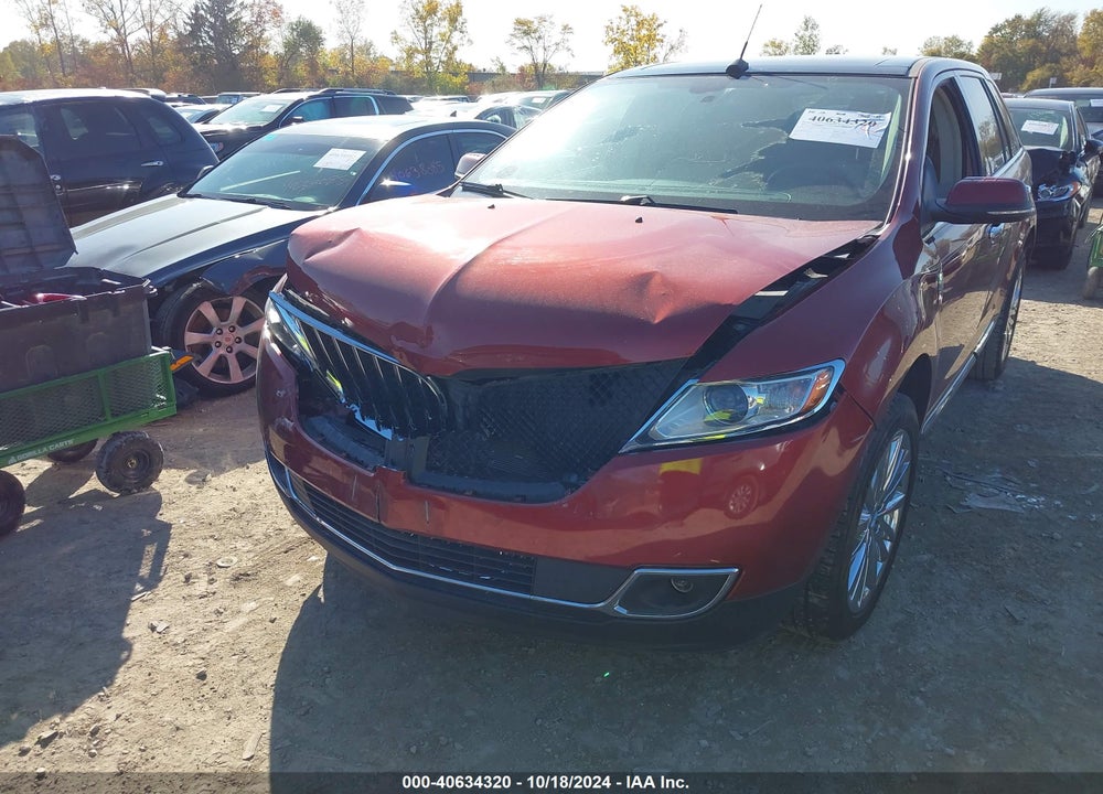 2014 LINCOLN MKX VIN: 2LMDJ6JKXEBL02967