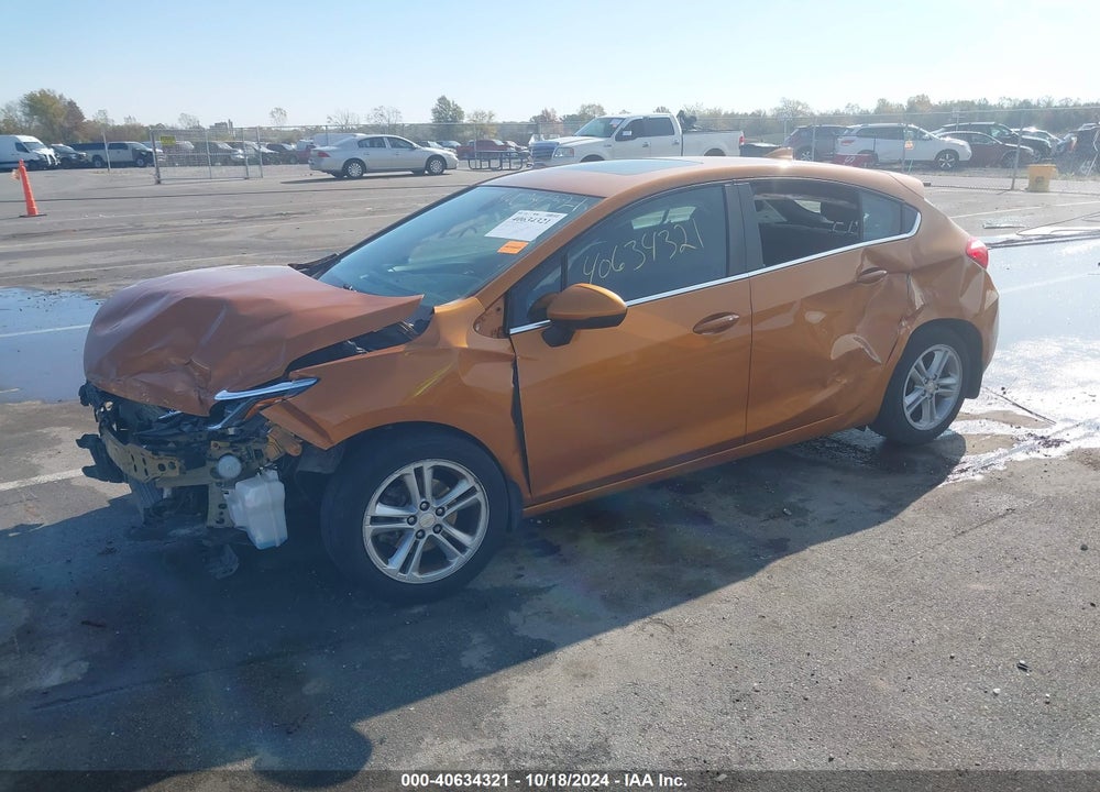 2017 CHEVROLET CRUZE LT AUTO VIN: 3G1BE6SM9HS559430