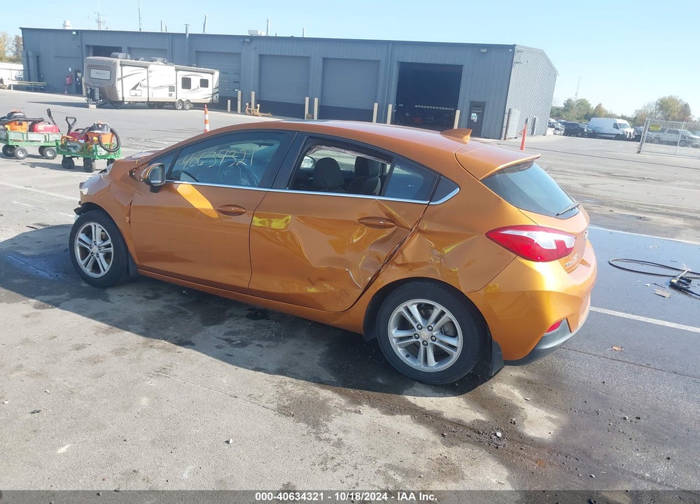 2017 CHEVROLET CRUZE LT AUTO VIN: 3G1BE6SM9HS559430