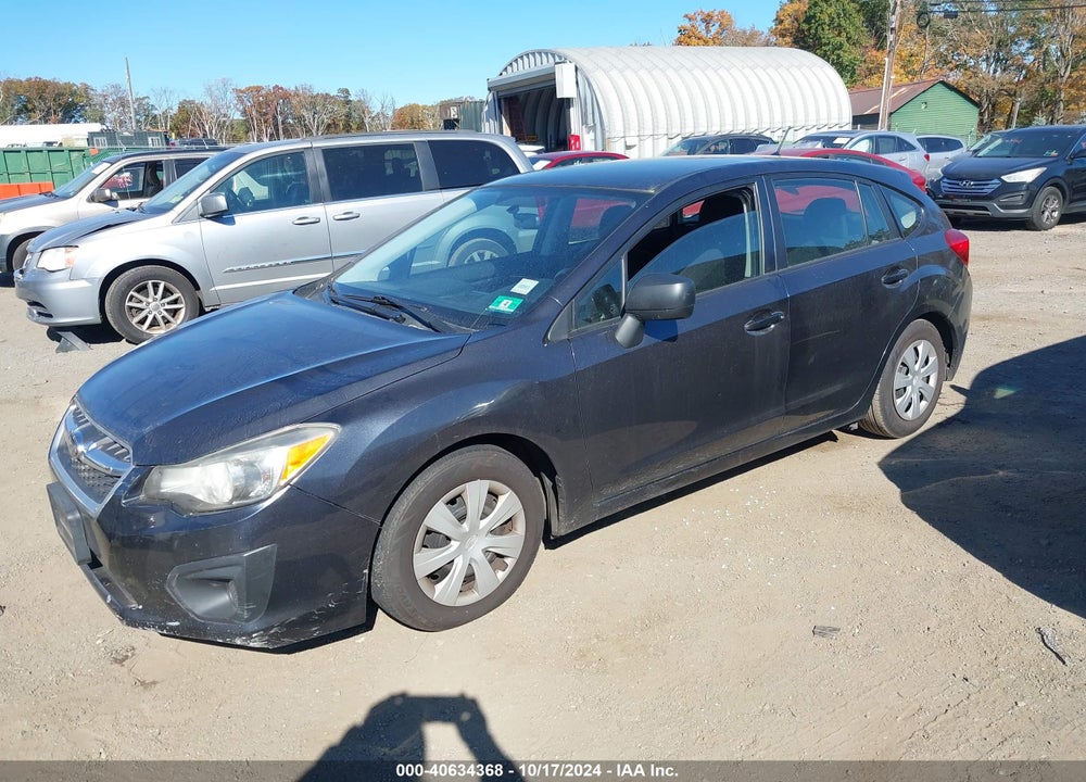 2012 SUBARU IMPREZA 2.0I VIN: JF1GPAA68CH221084