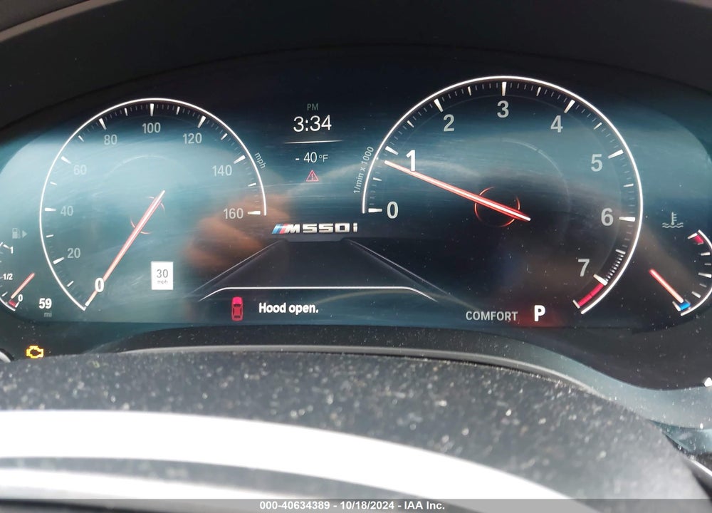 2019 BMW M550I VIN: WBAJB9C57KB289439