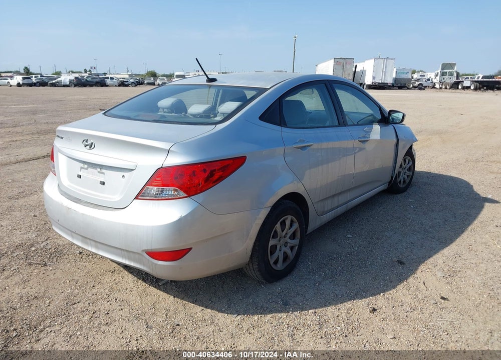 2012 HYUNDAI ACCENT GLS VIN: KMHCT4AE9CU163342