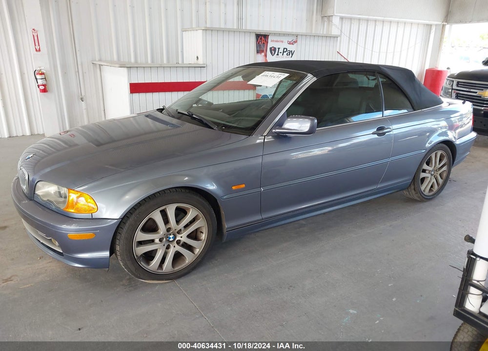 2003 BMW 330CI VIN: WBABS53493JU99682
