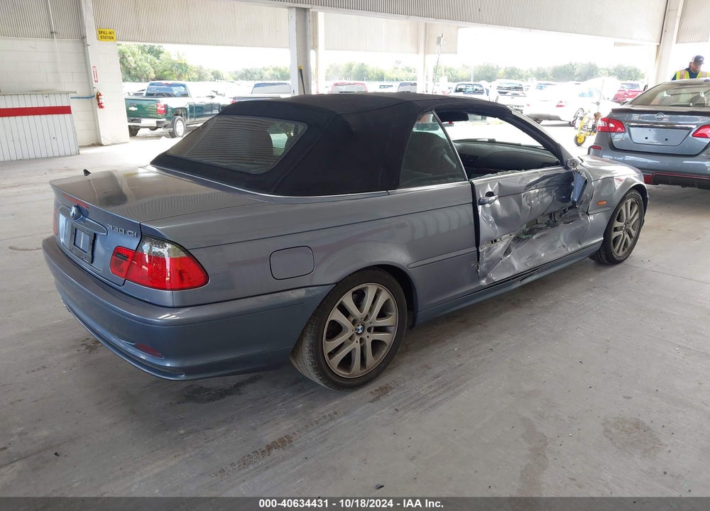 2003 BMW 330CI VIN: WBABS53493JU99682