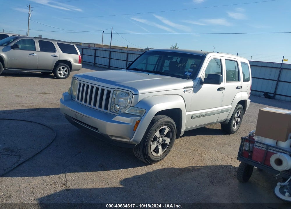 2008 JEEP LIBERTY SPORT VIN: 1J8GP28K08W106848