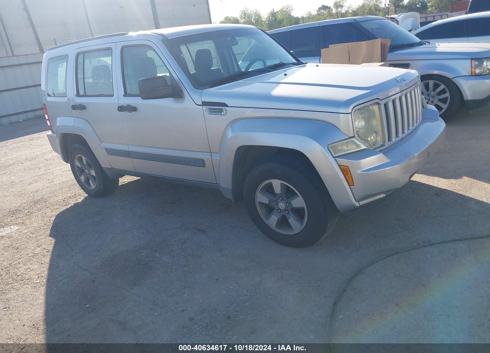 2008 JEEP LIBERTY SPORT VIN: 1J8GP28K08W106848