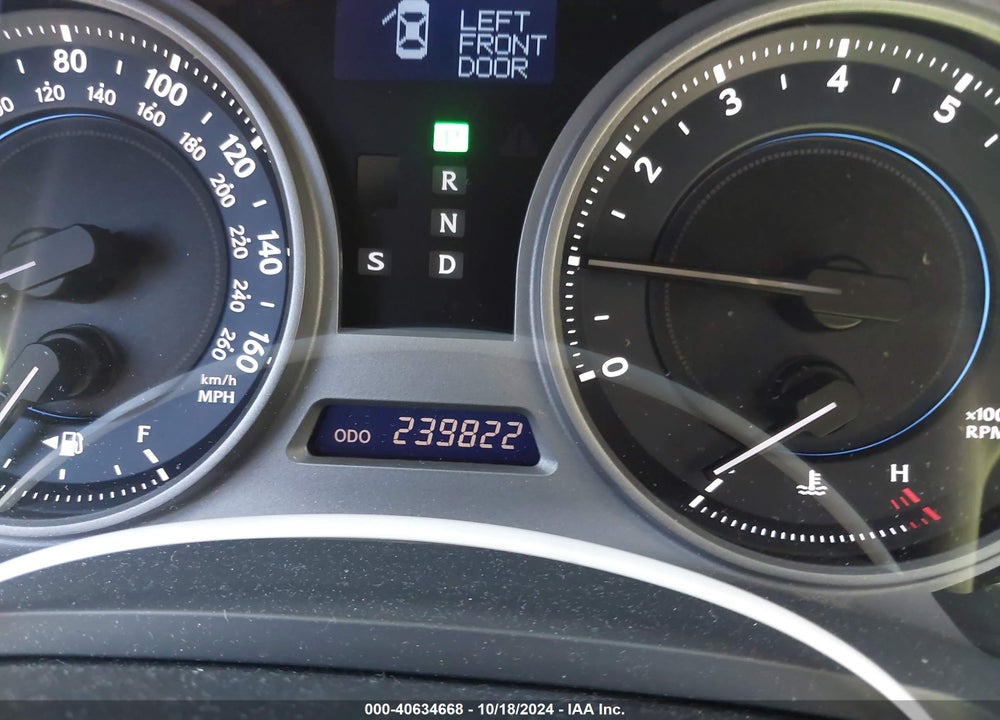 2007 LEXUS IS 250 VIN: JTHBK262X75046308