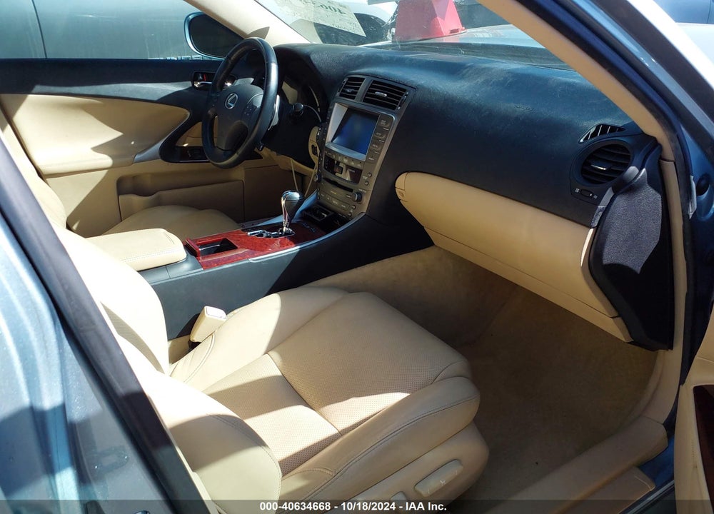 2007 LEXUS IS 250 VIN: JTHBK262X75046308