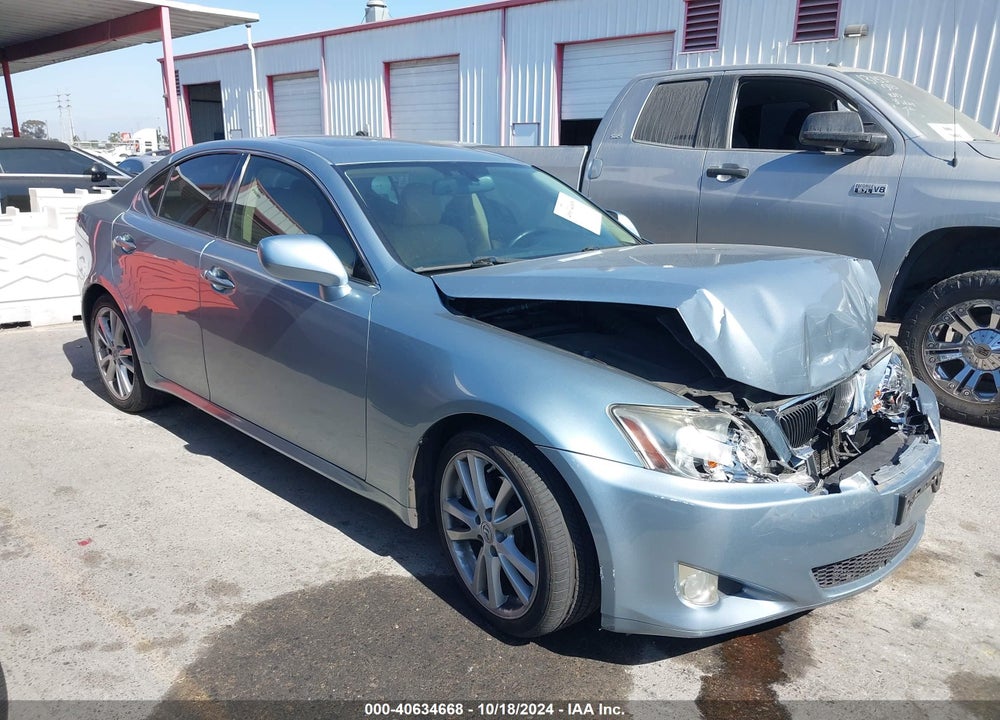2007 LEXUS IS 250 VIN: JTHBK262X75046308