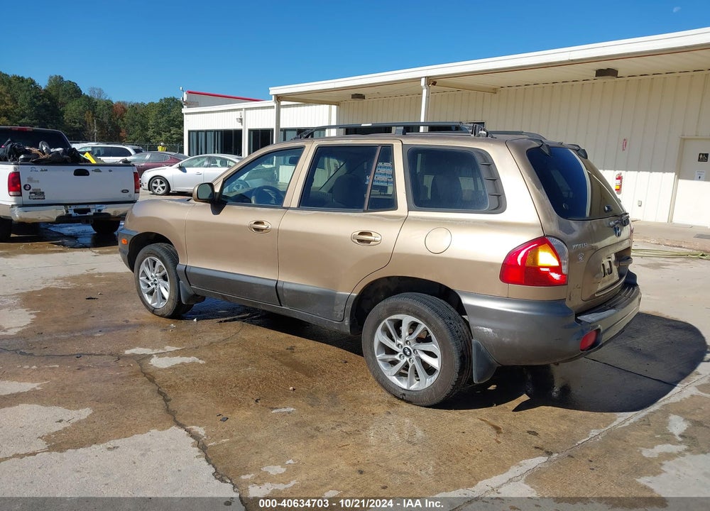 2004 HYUNDAI SANTA FE VIN: KM8SB12B74U625822