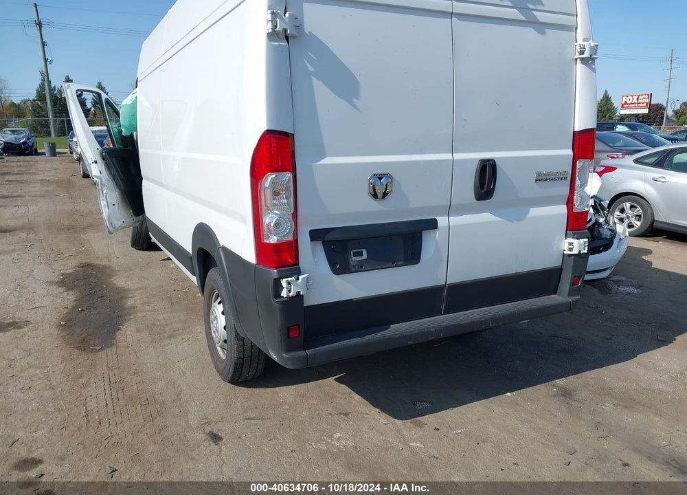 2023 RAM PROMASTER 2500 HIGH ROOF 159 WB VIN: 3C6LRVDG5PE551752