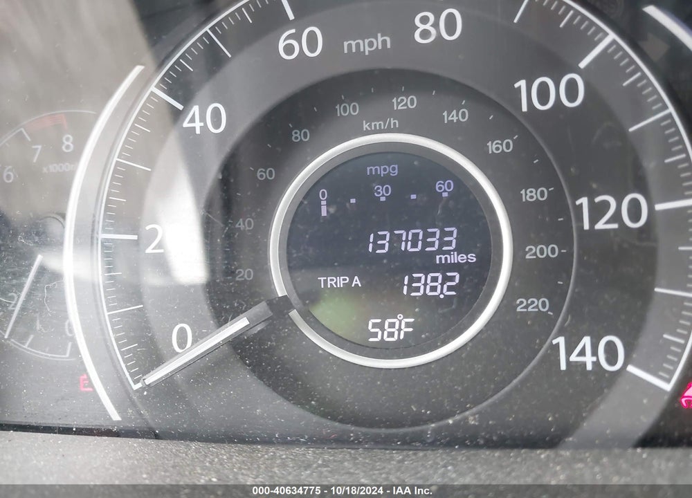 2013 HONDA CR-V EX-L VIN: 5J6RM3H73DL021969