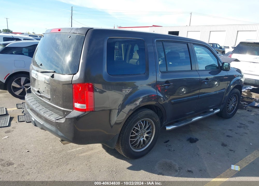 2012 HONDA PILOT EX-L VIN: 5FNYF3H55CB043063