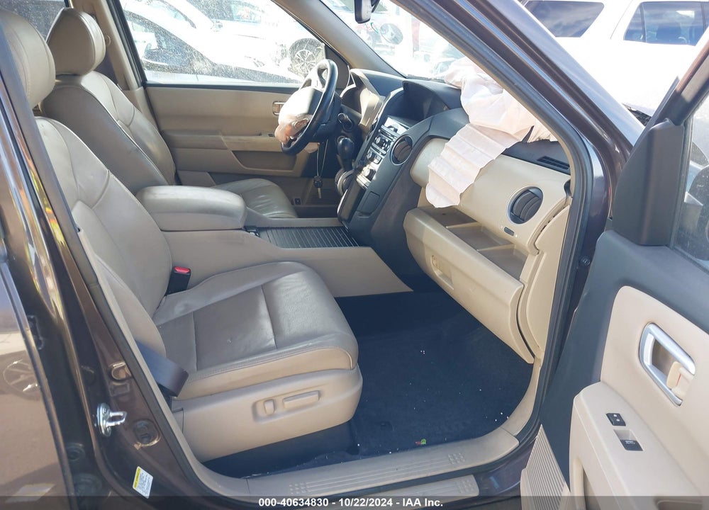2012 HONDA PILOT EX-L VIN: 5FNYF3H55CB043063