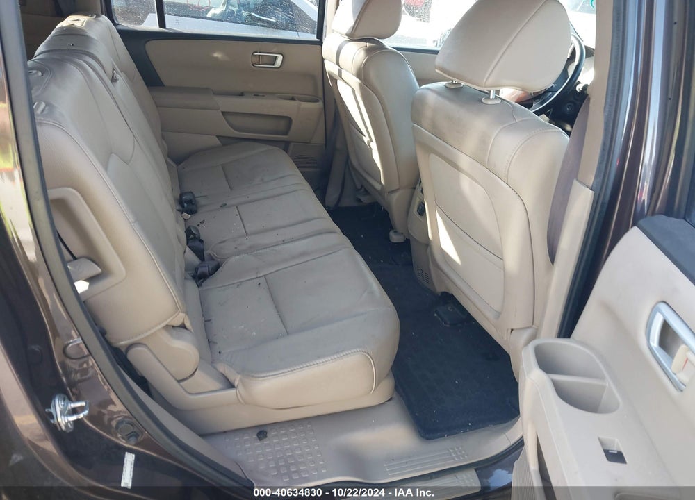 2012 HONDA PILOT EX-L VIN: 5FNYF3H55CB043063