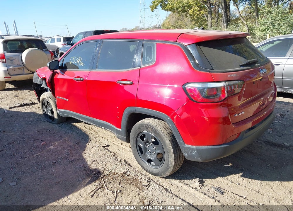 2018 JEEP COMPASS SPORT 4X4 VIN: 3C4NJDAB6JT146756
